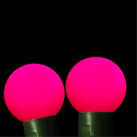 Forever Bright Kellogg Plastics 59301 0.75 in. Holiday & Christmas Indoor & Outdoor LED- Red - Frosted Ball 59301